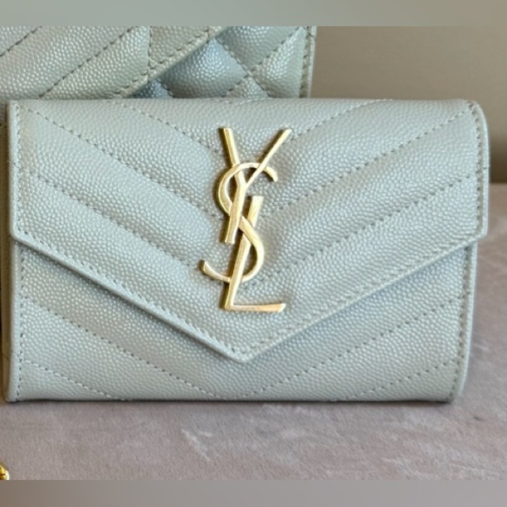 YSL small flap wallet